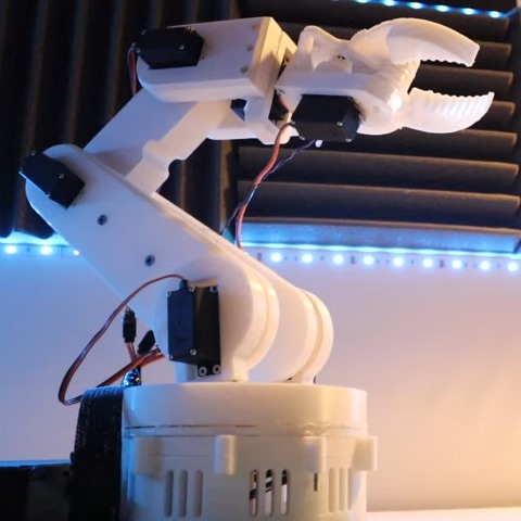 Rana Talha Khalid - Gesture-Controlled Robotic Arm Project